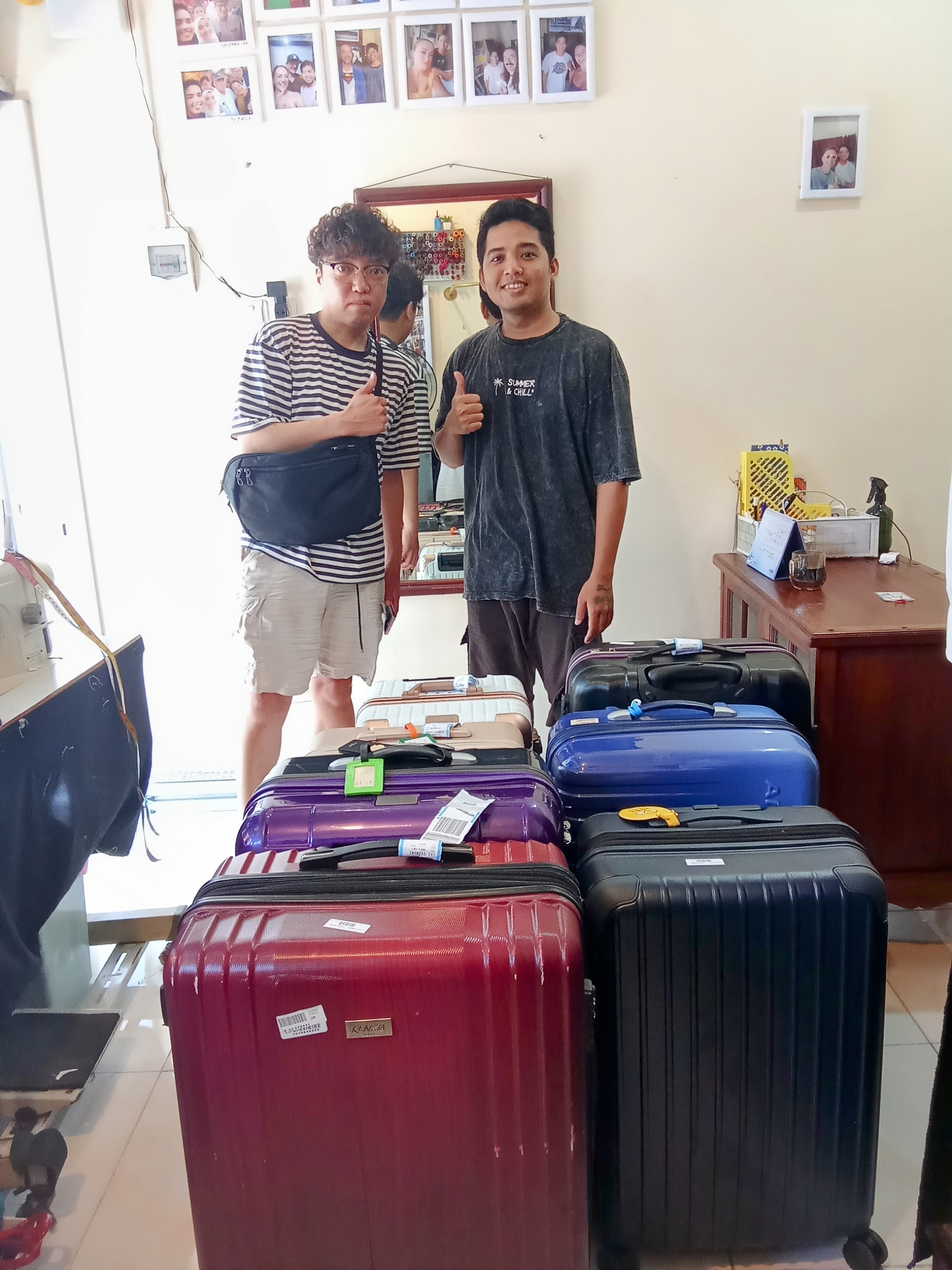 Foto pelanggan yang puas