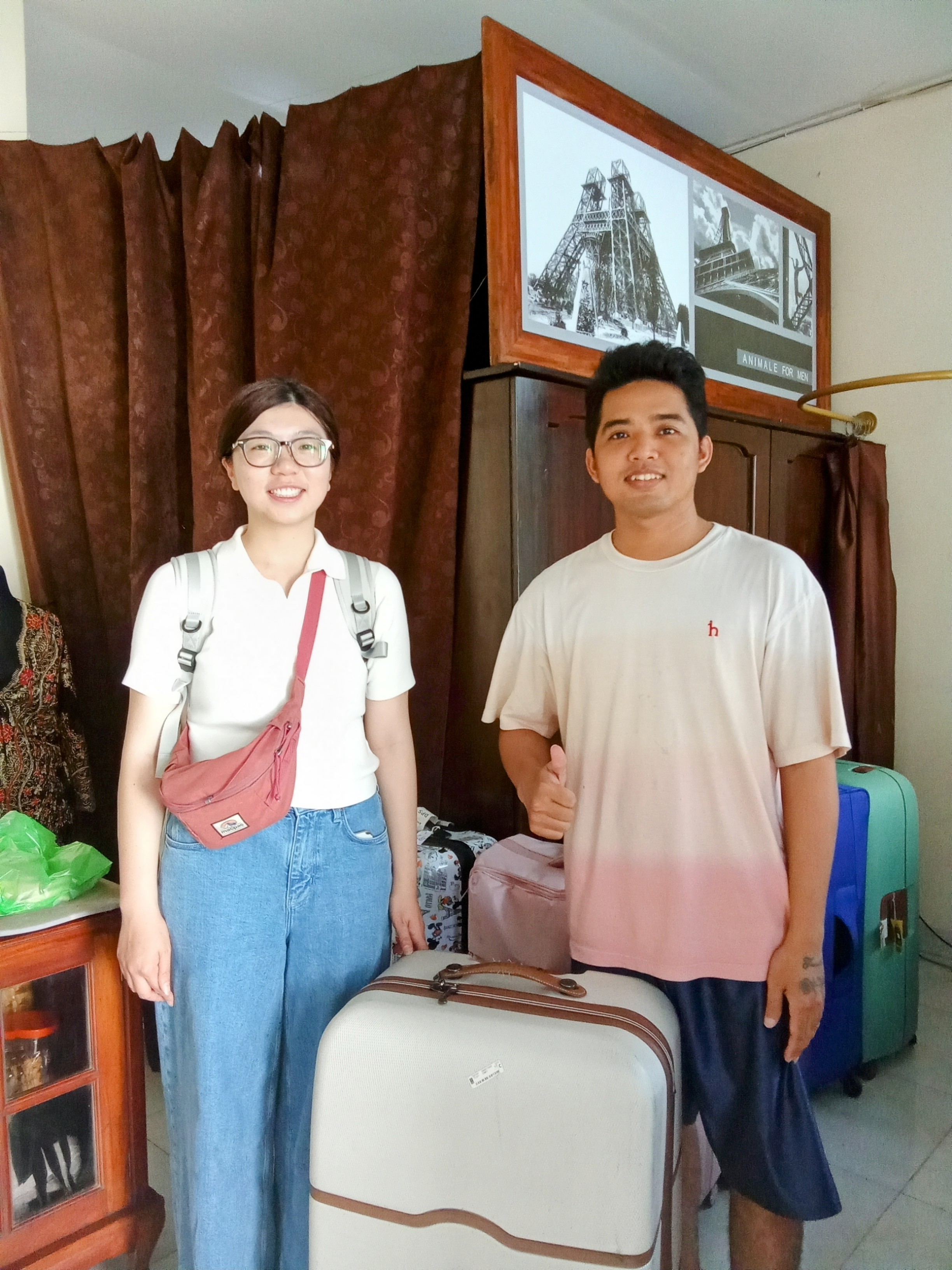 Foto pelanggan yang puas